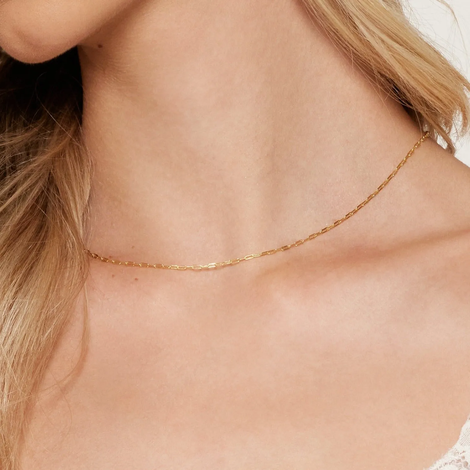 Paper Clip Chain Necklace
