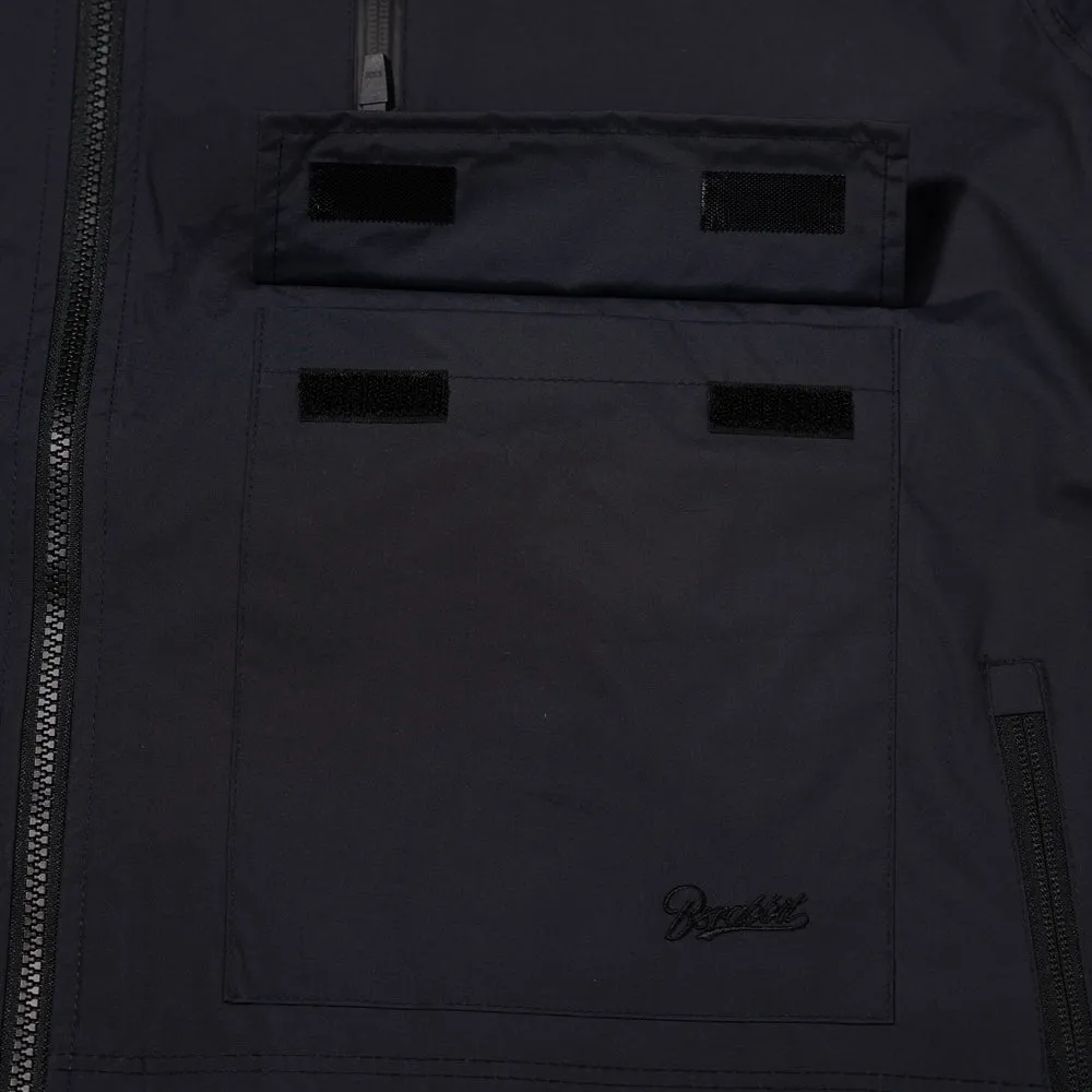 PATCH POCKET HOODED JACKET NAVY
