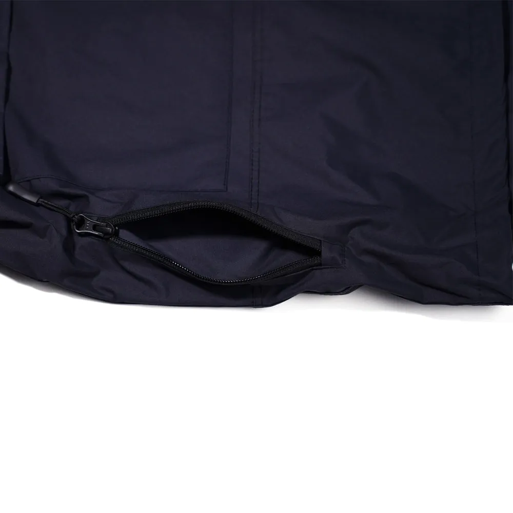 PATCH POCKET HOODED JACKET NAVY