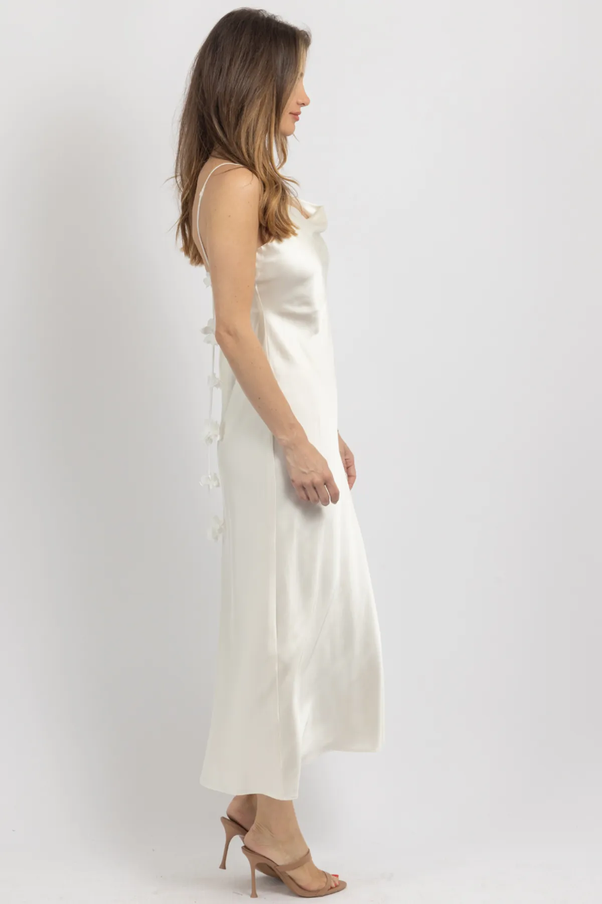 PEARL FLEUR ROSETTE DRESS