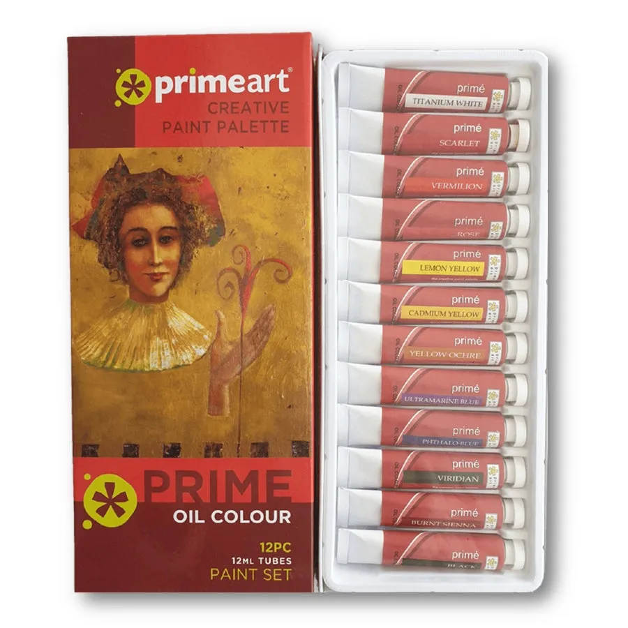 Prime Art Oil Paint Starter Set