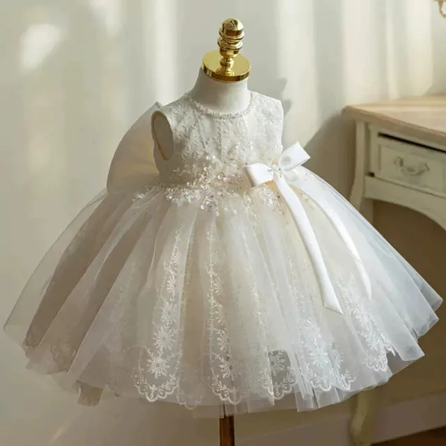 "Lillian" Lace Tulle Special Occasion Dress
