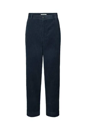 Rabens Saloner Corduroy Pants Carly Navy