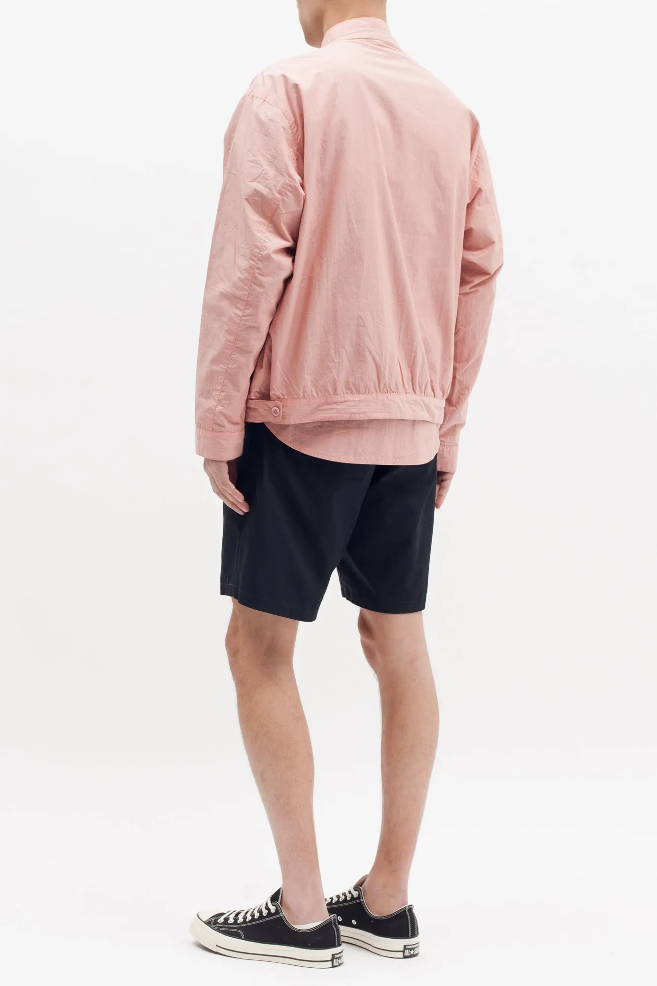 Reversible Bomber Jacket - Navy/Coral