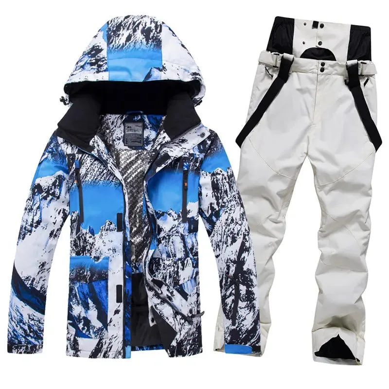 Riuiyele Insulated Skiing Snowboarding Set Couple Style