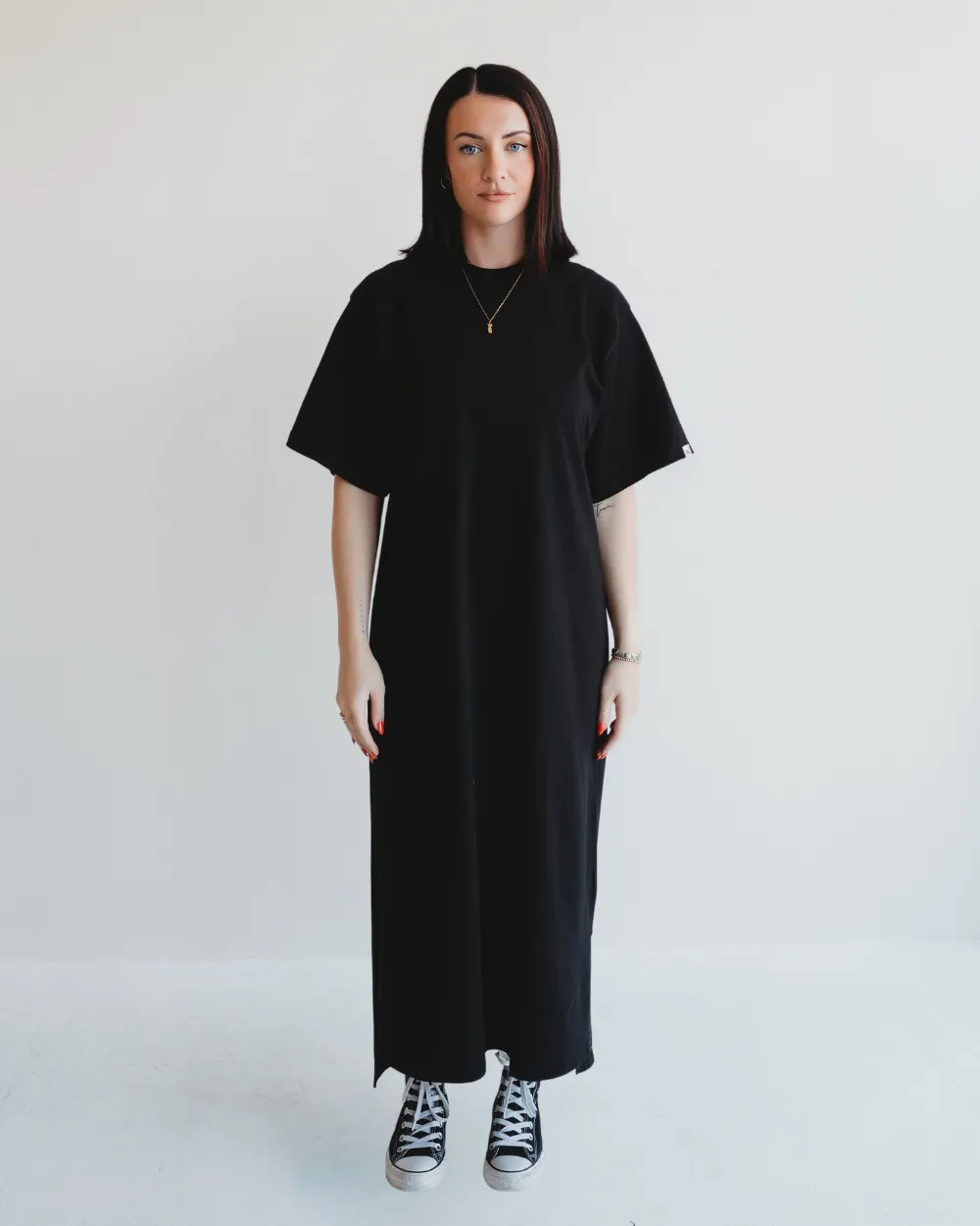 Ruby Black Midi Dress