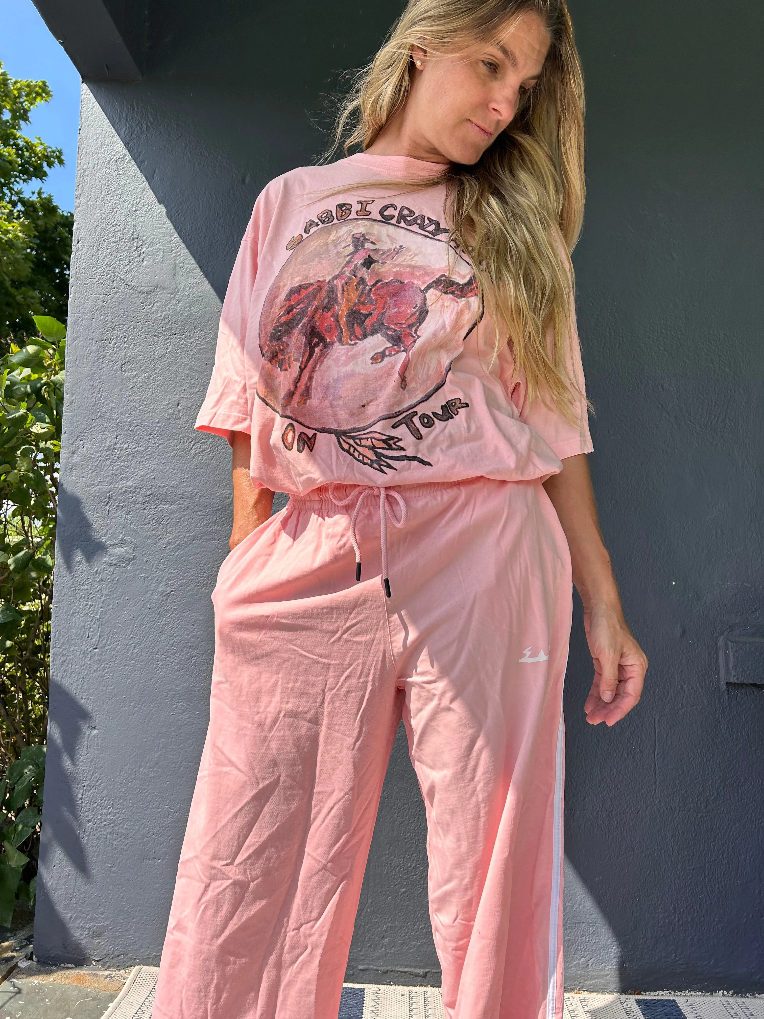 SABBI Chido Pants - Pink Crazy Horse