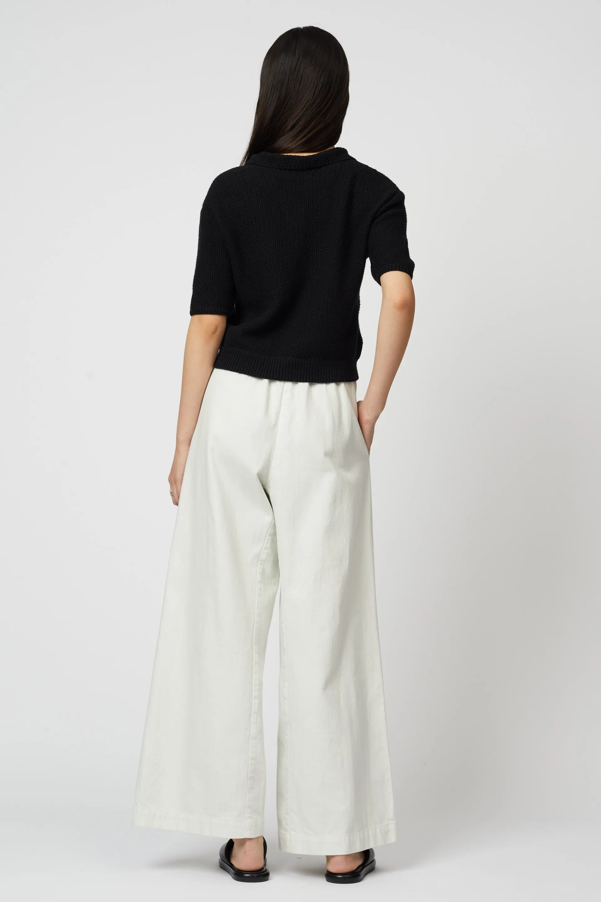 Sample Sale Wide Pant - Drapey Bio Washed Twill