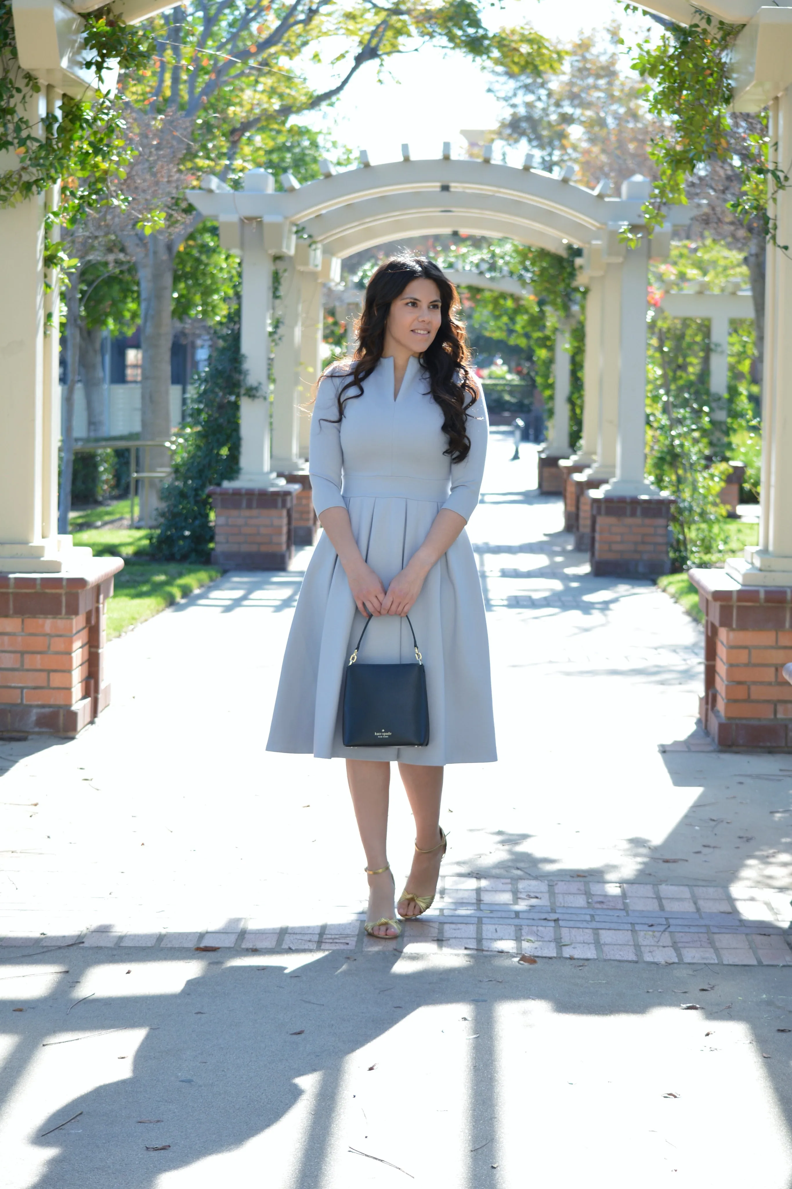 Santorini Gray Dress