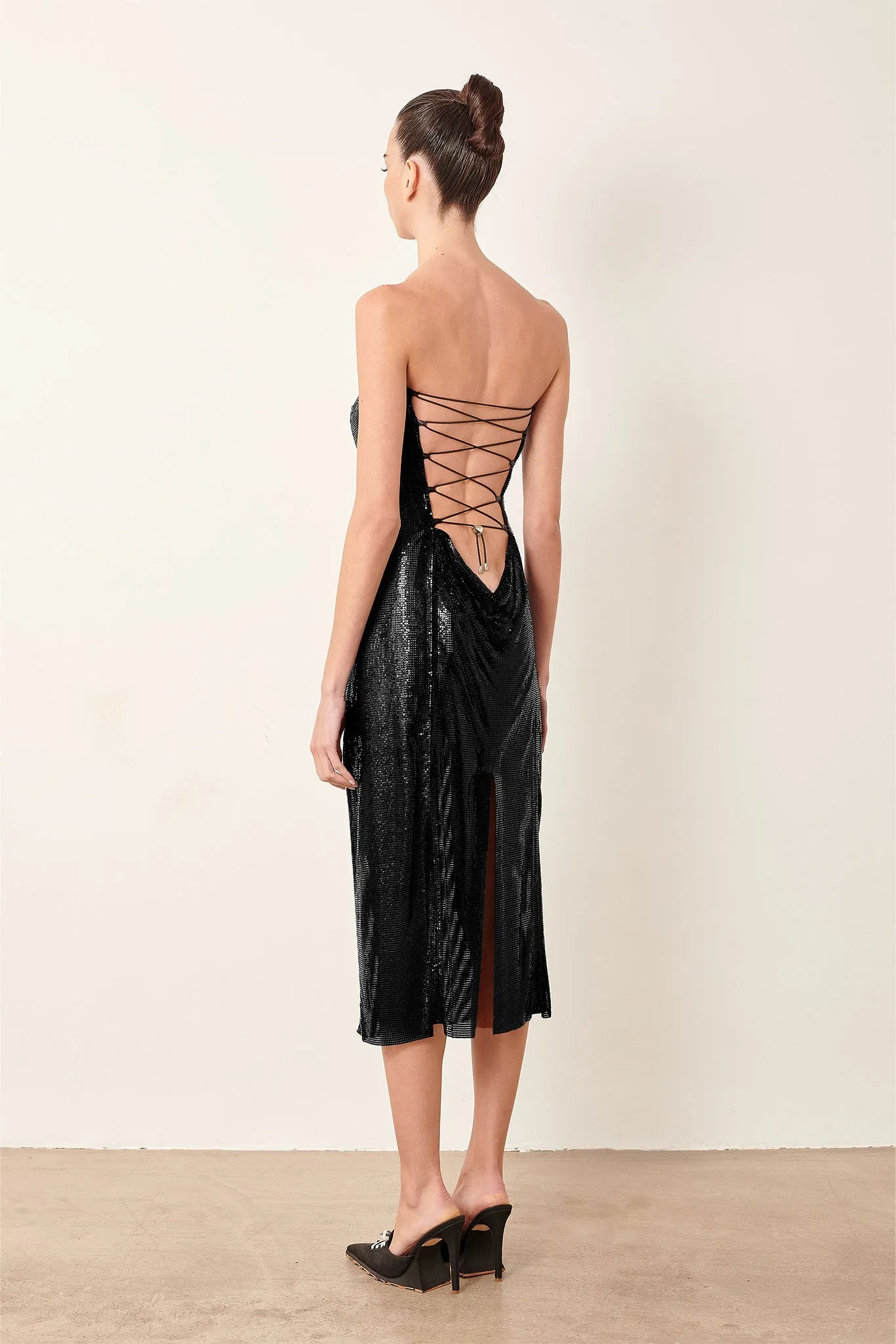 Selena Midi Dress Black