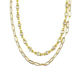 Sparkling Layer Necklace