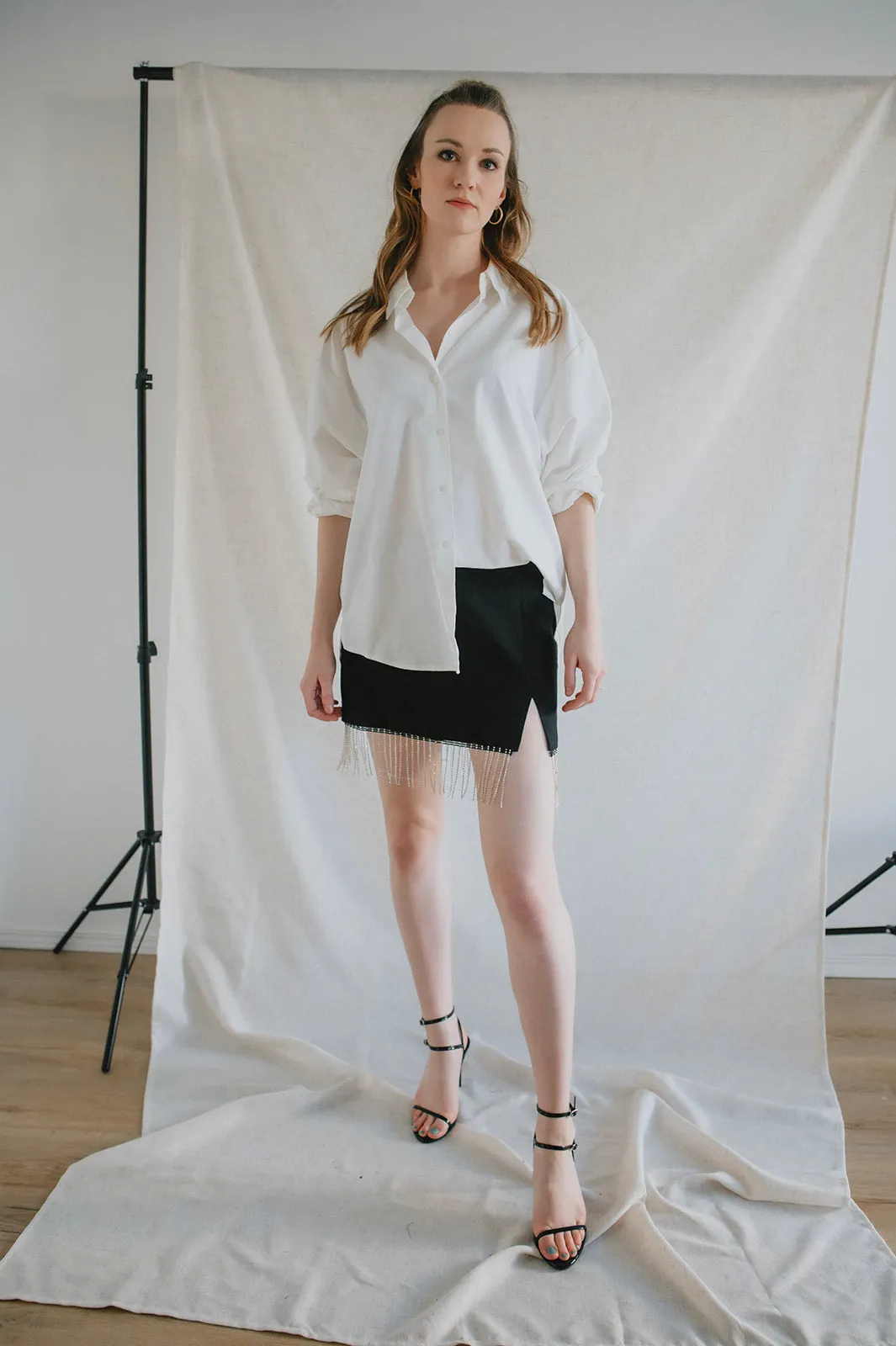 The Cameron Skirt with Fringe