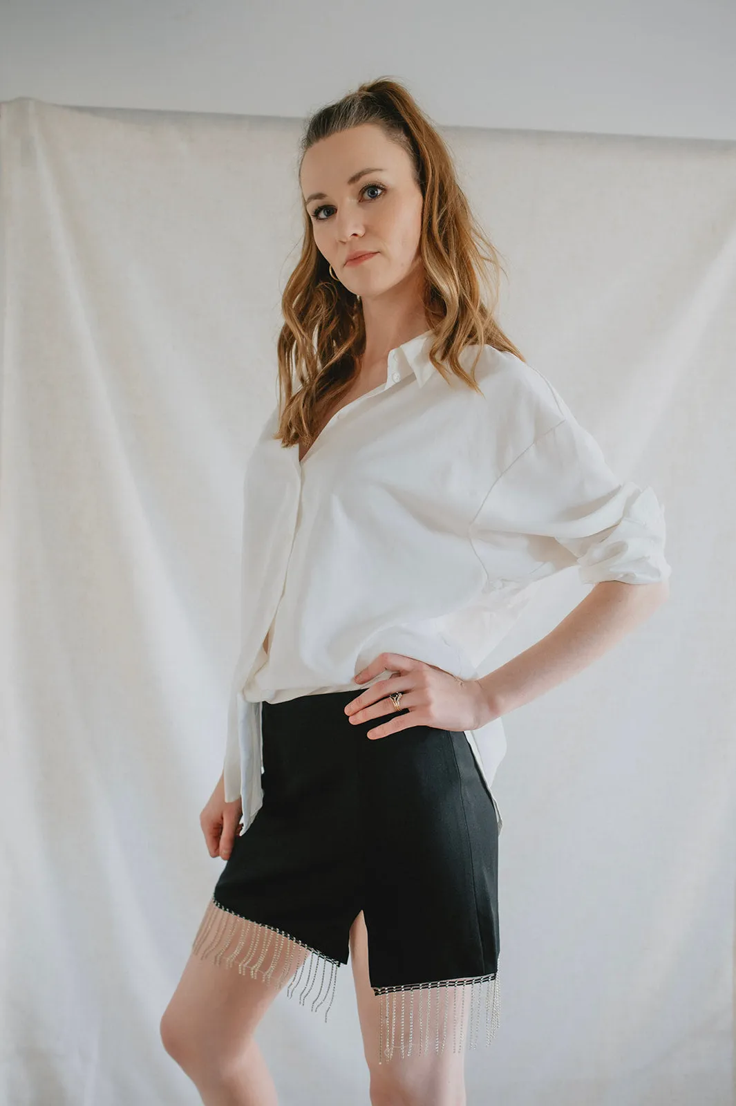 The Cameron Skirt with Fringe