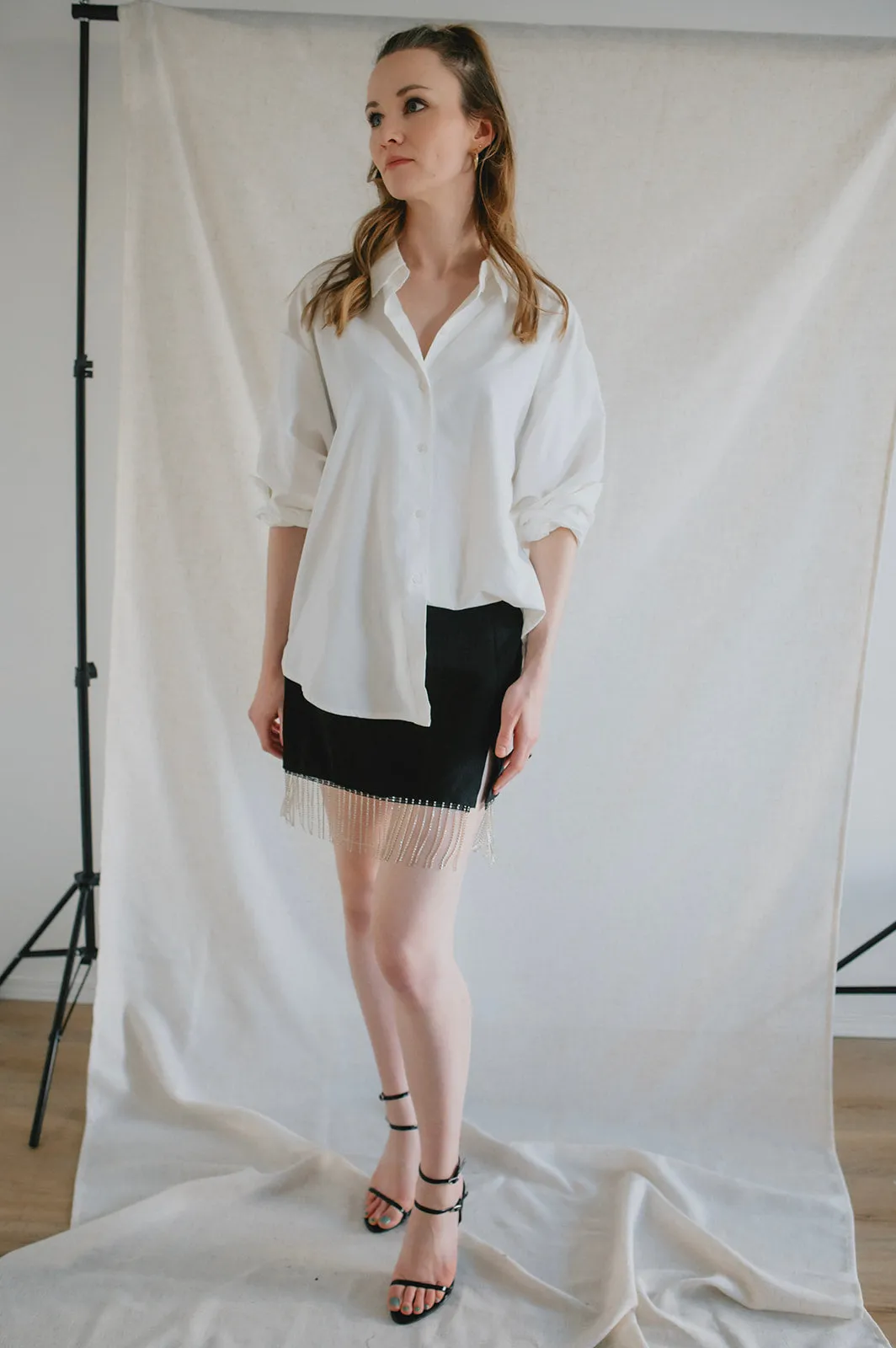 The Cameron Skirt with Fringe