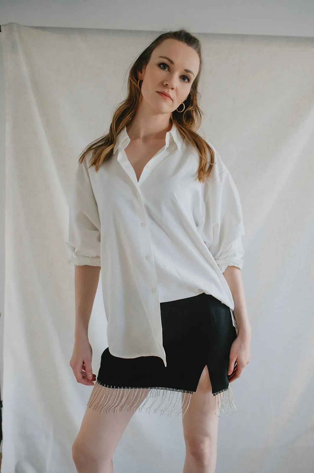 The Cameron Skirt with Fringe