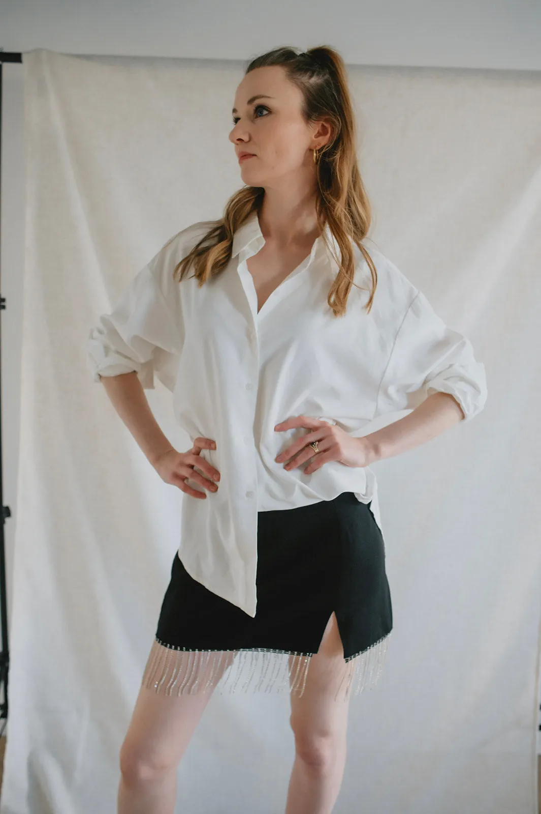The Cameron Skirt with Fringe