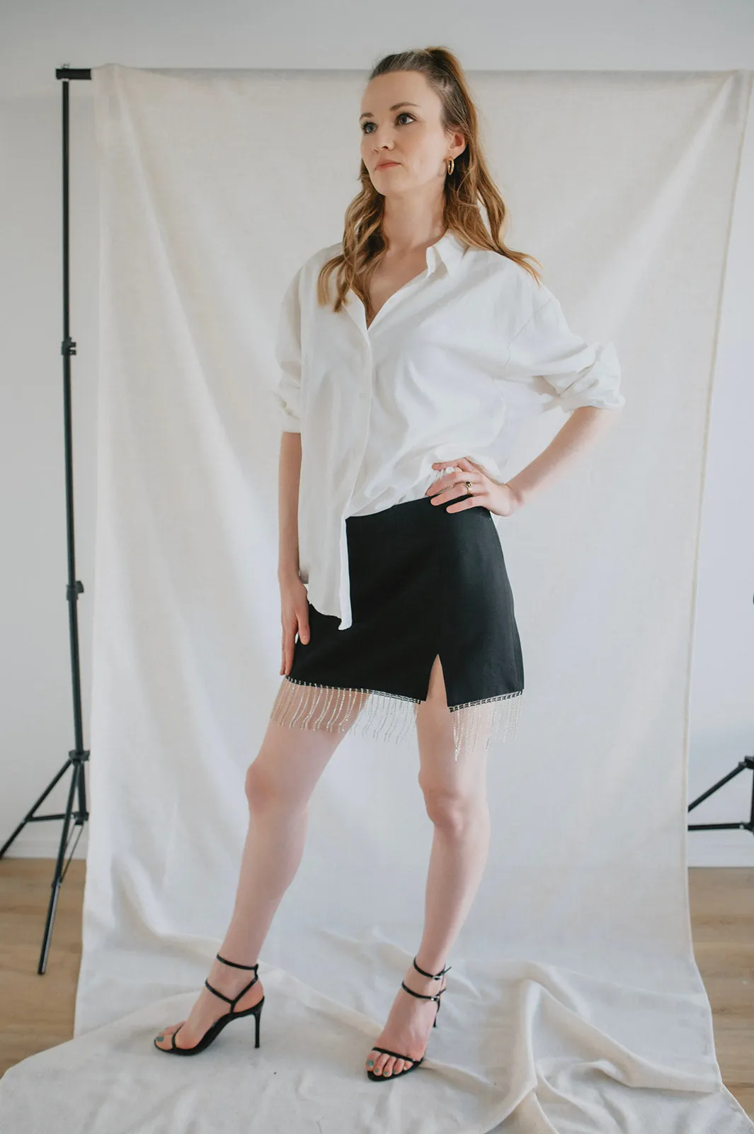 The Cameron Skirt with Fringe