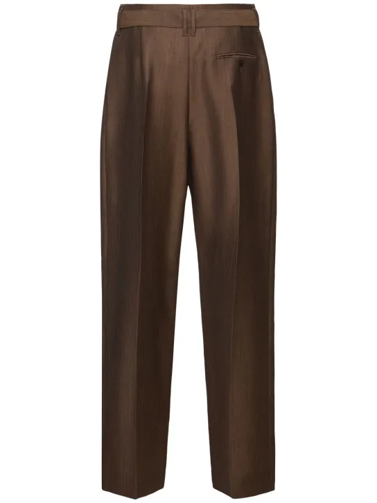 The Row   Lonan mohair &amp; wool wide pants 