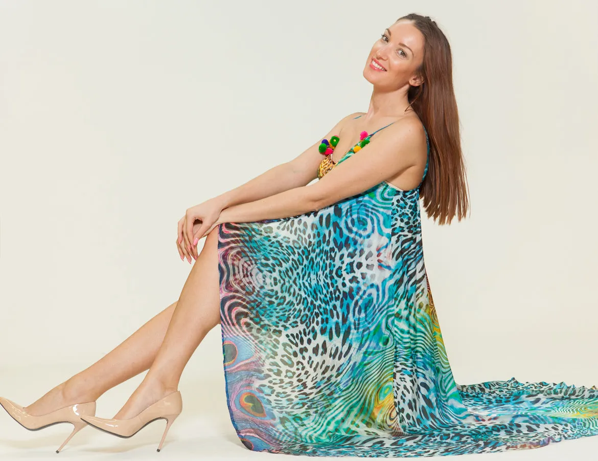 Two layer silk dress