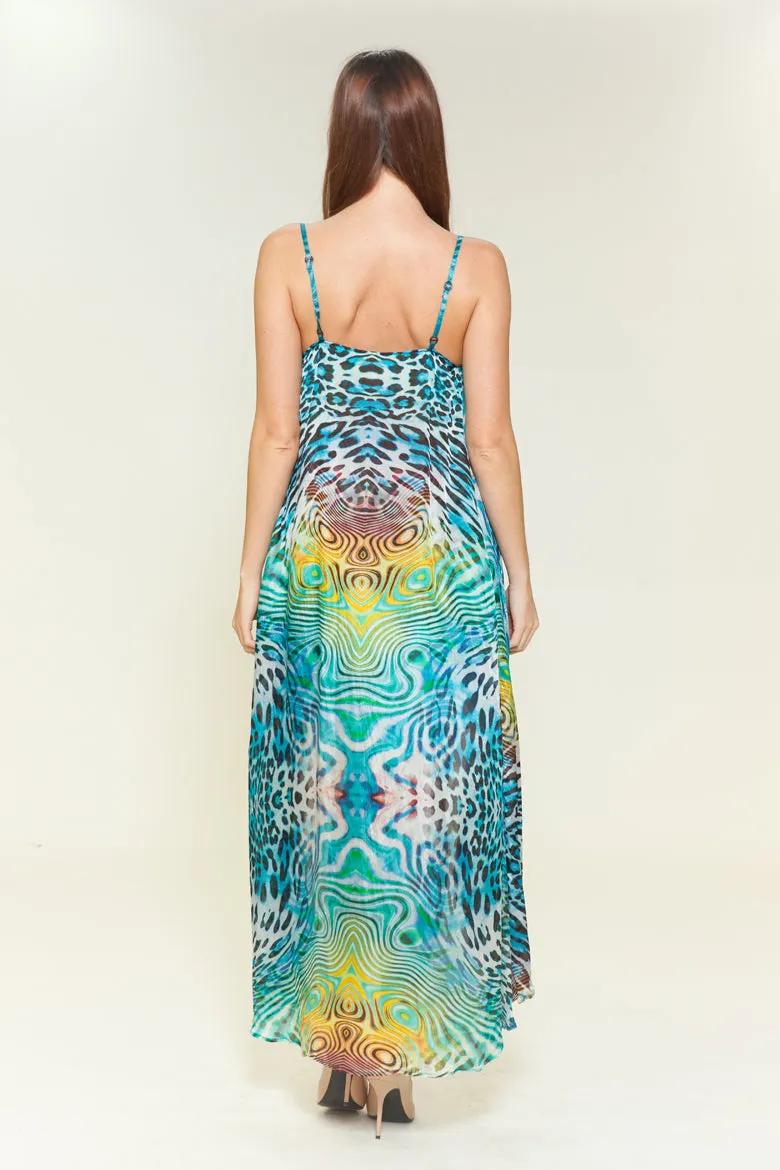 Two layer silk dress