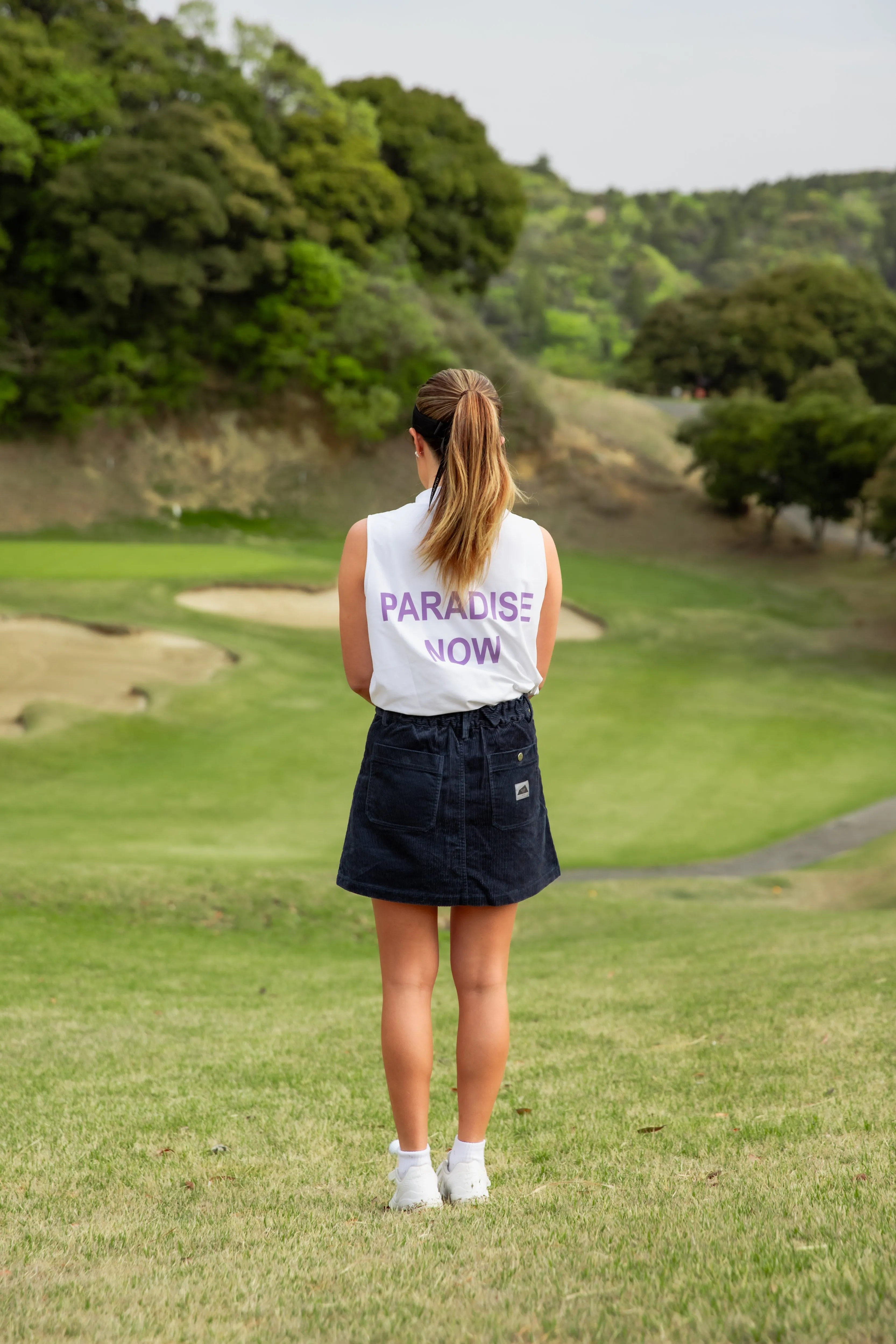 Uka Corduroy (8W)Skirt NAVY