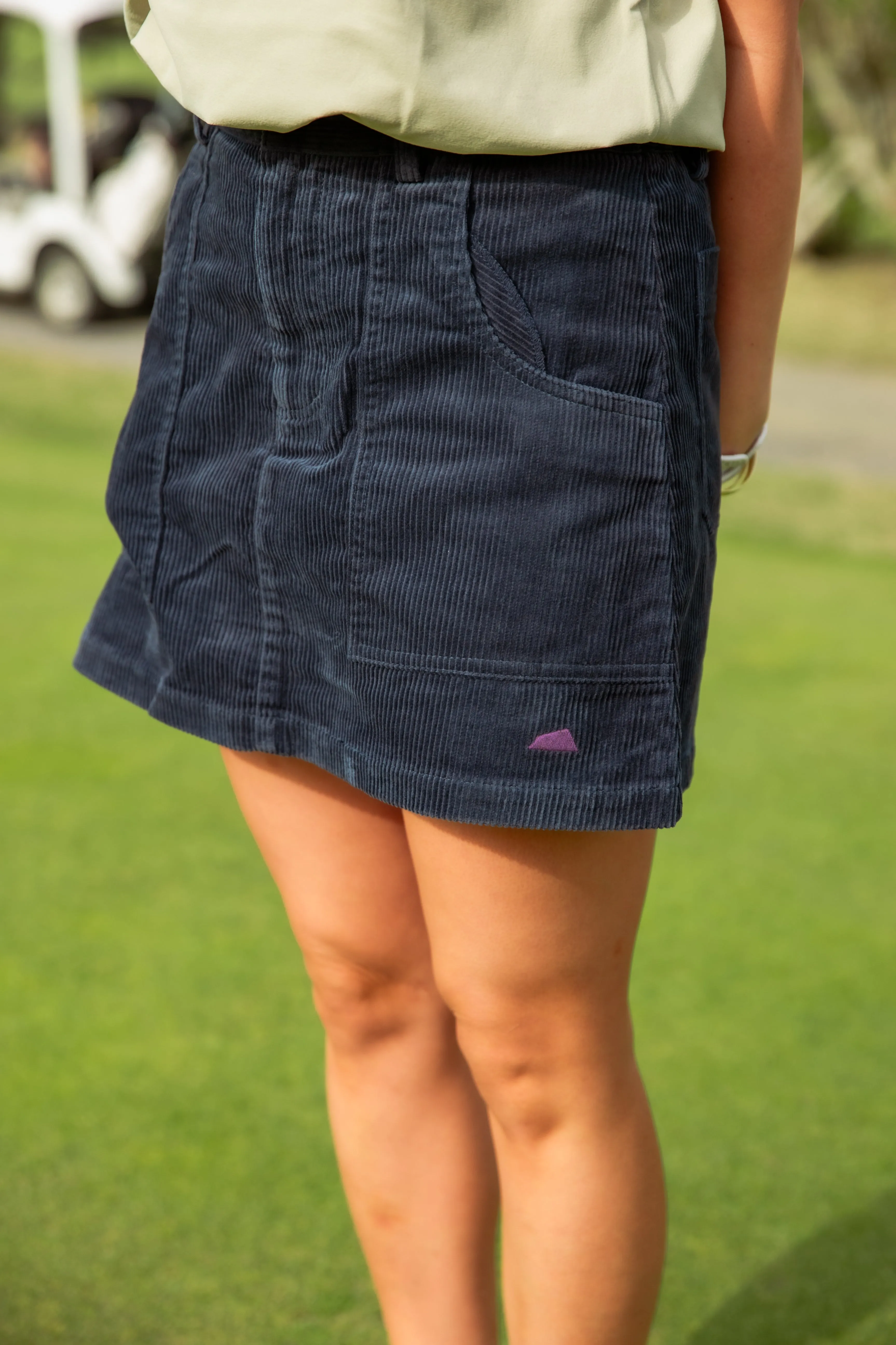 Uka Corduroy (8W)Skirt NAVY