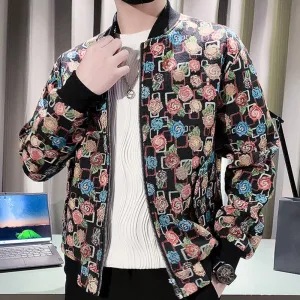 Vintage Colored Floral Jacket