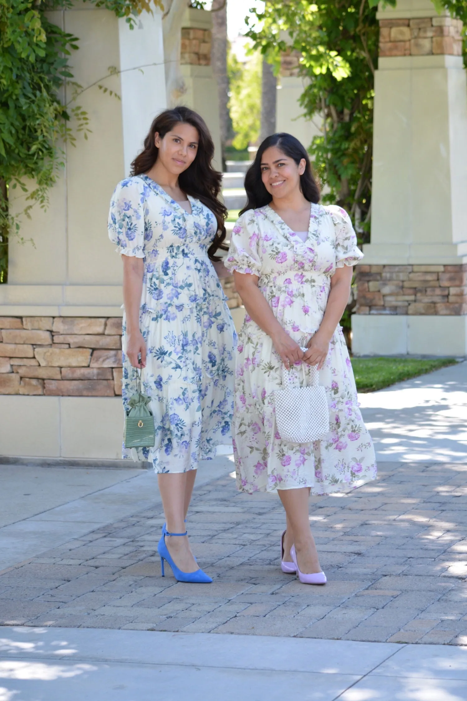 Viola Pink Floral Dress