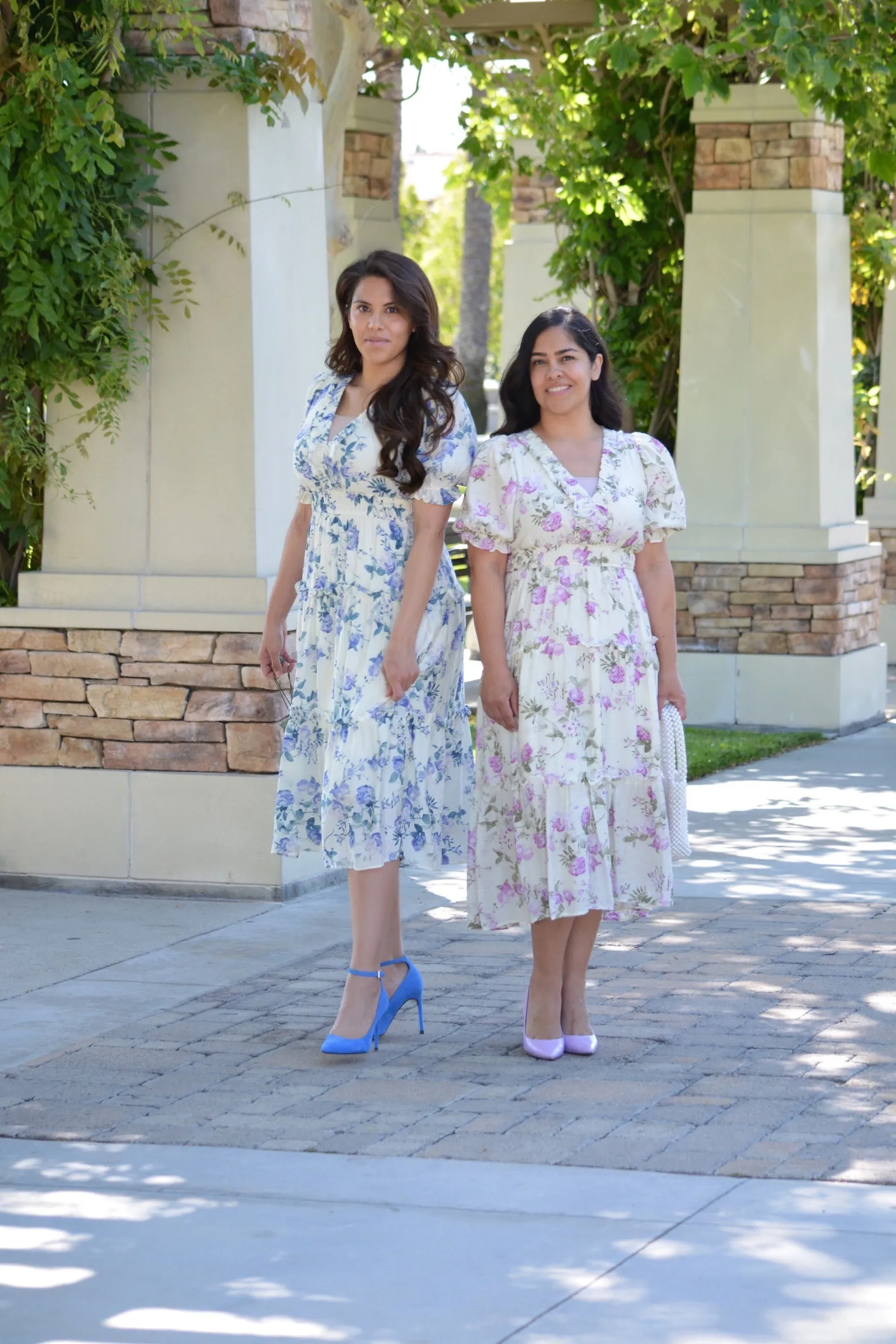 Viola Pink Floral Dress
