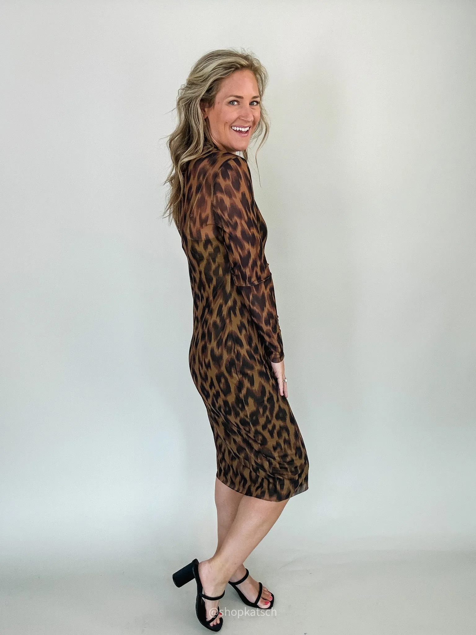 Vivienne Leopard Dress