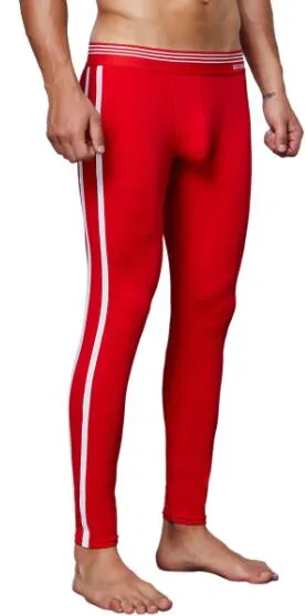 White Side-Line Decorated Monocolor Long John