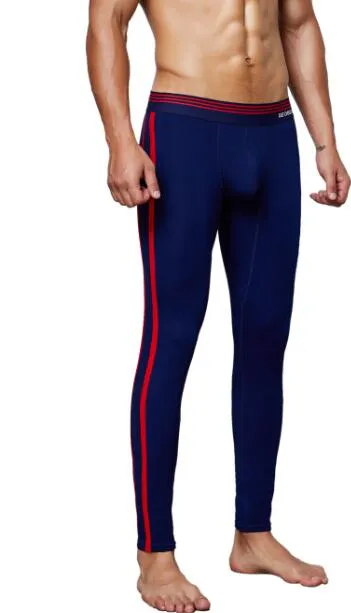 White Side-Line Decorated Monocolor Long John