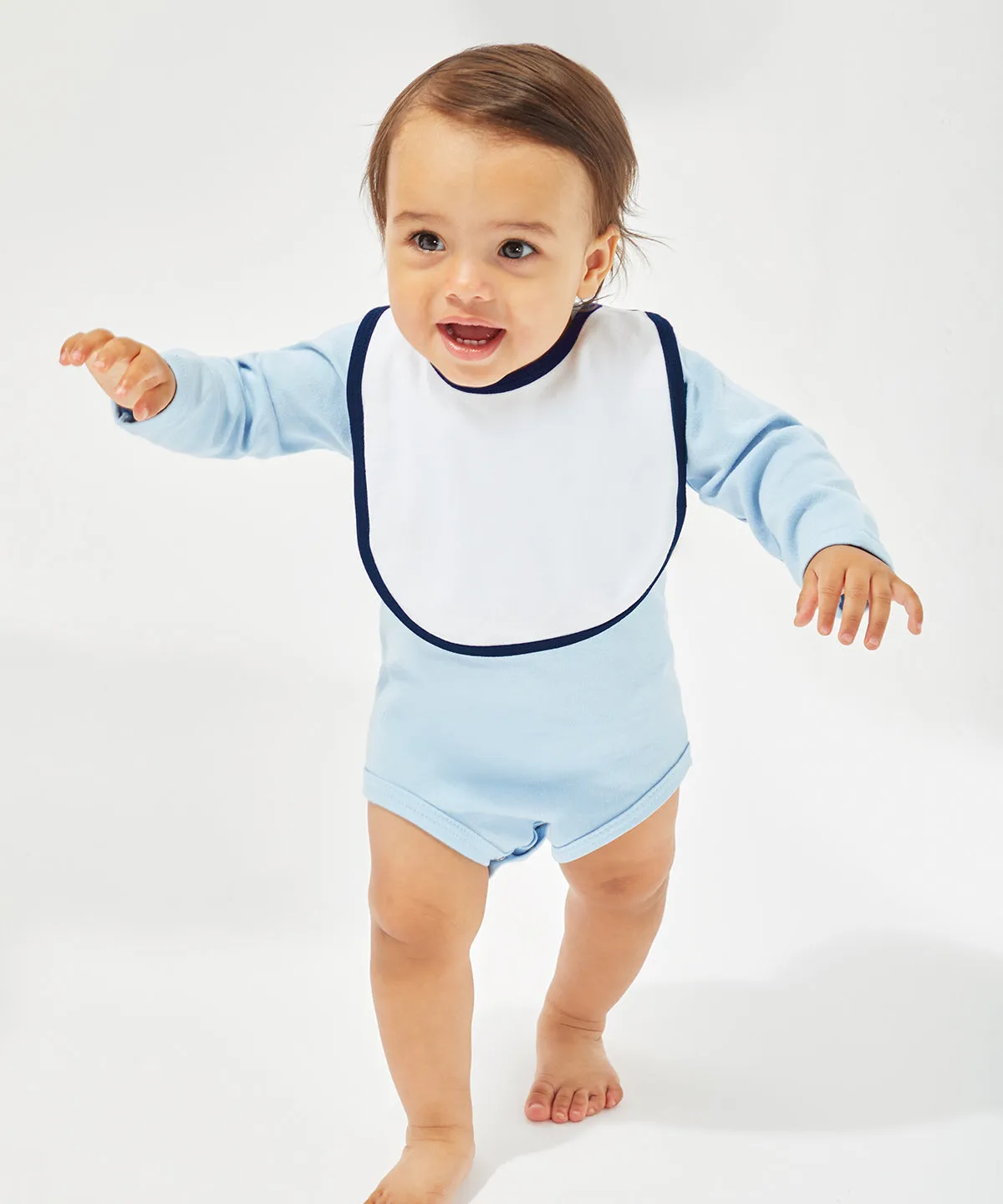 White - Single layer bib