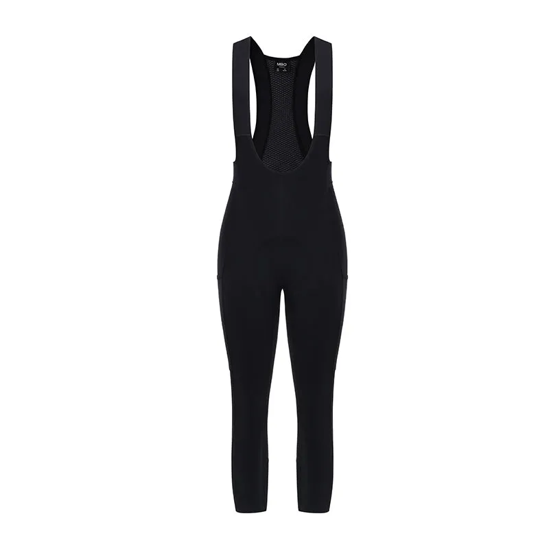 Women's  3/4 Thermal cargo bib tights  T177C
