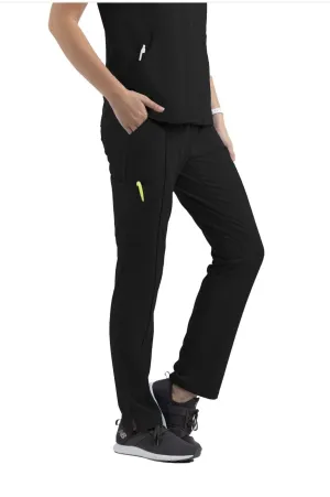 Women's Full Waistband Pant by Maevn (Regular) XS-3XL / BLACK