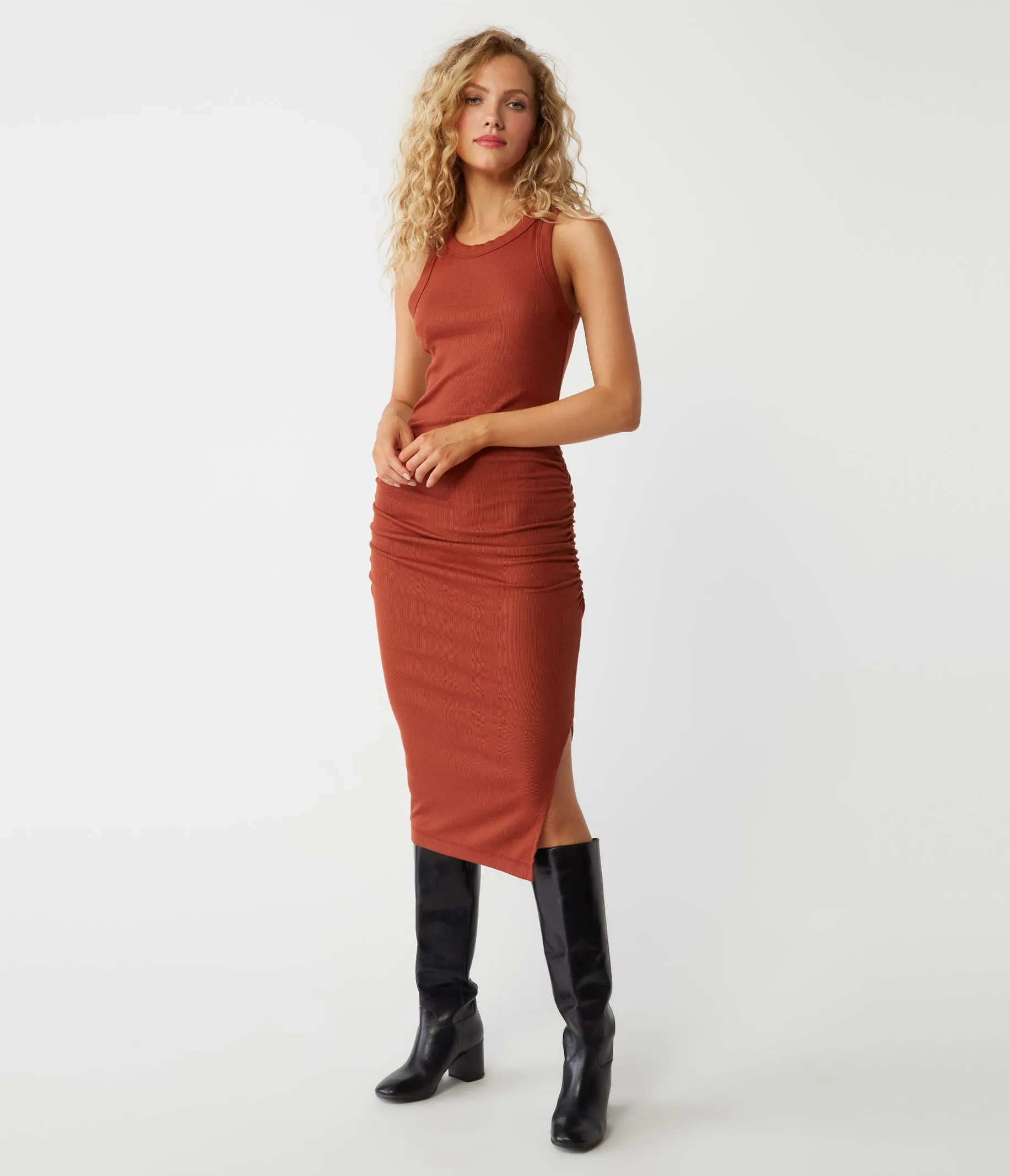 Wren Ribbed Midi Dress
