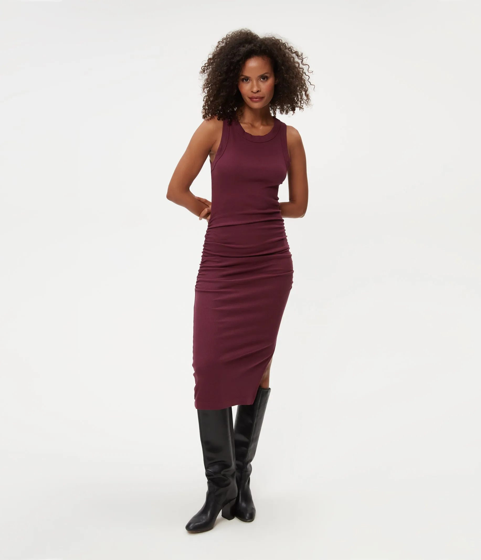 Wren Ribbed Midi Dress