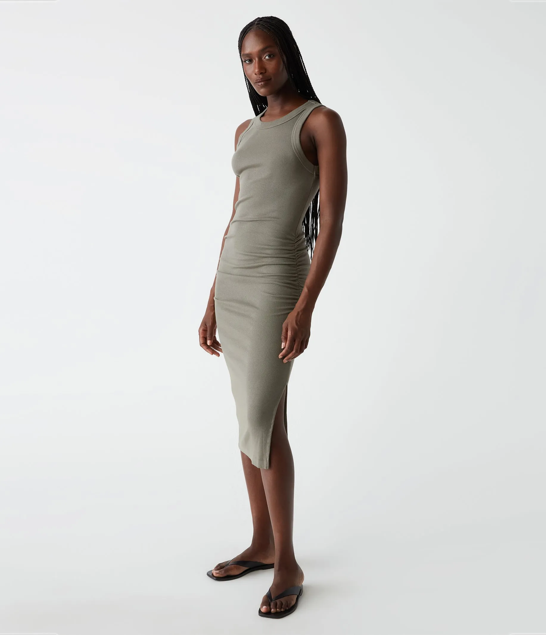 Wren Ribbed Midi Dress
