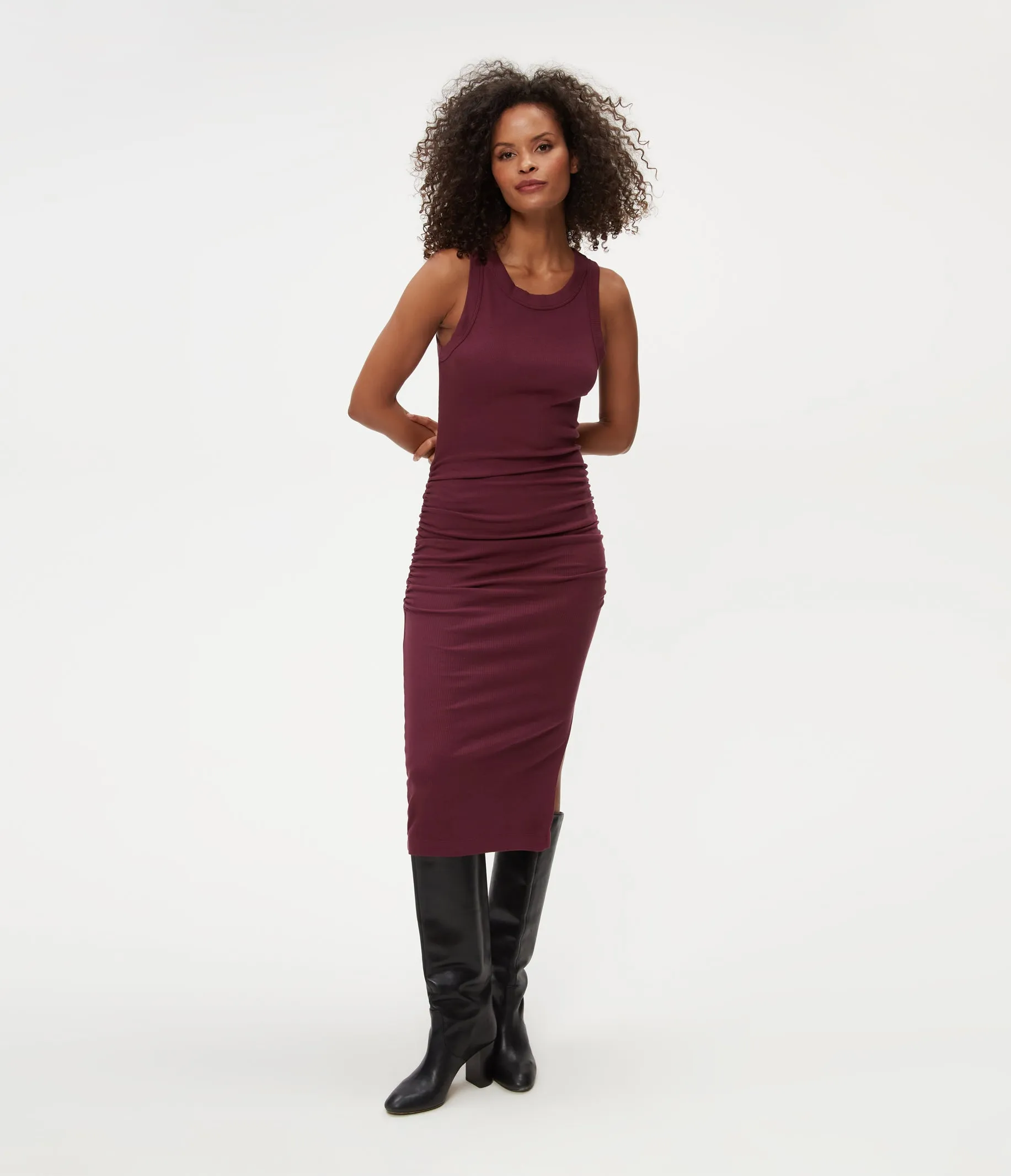 Wren Ribbed Midi Dress
