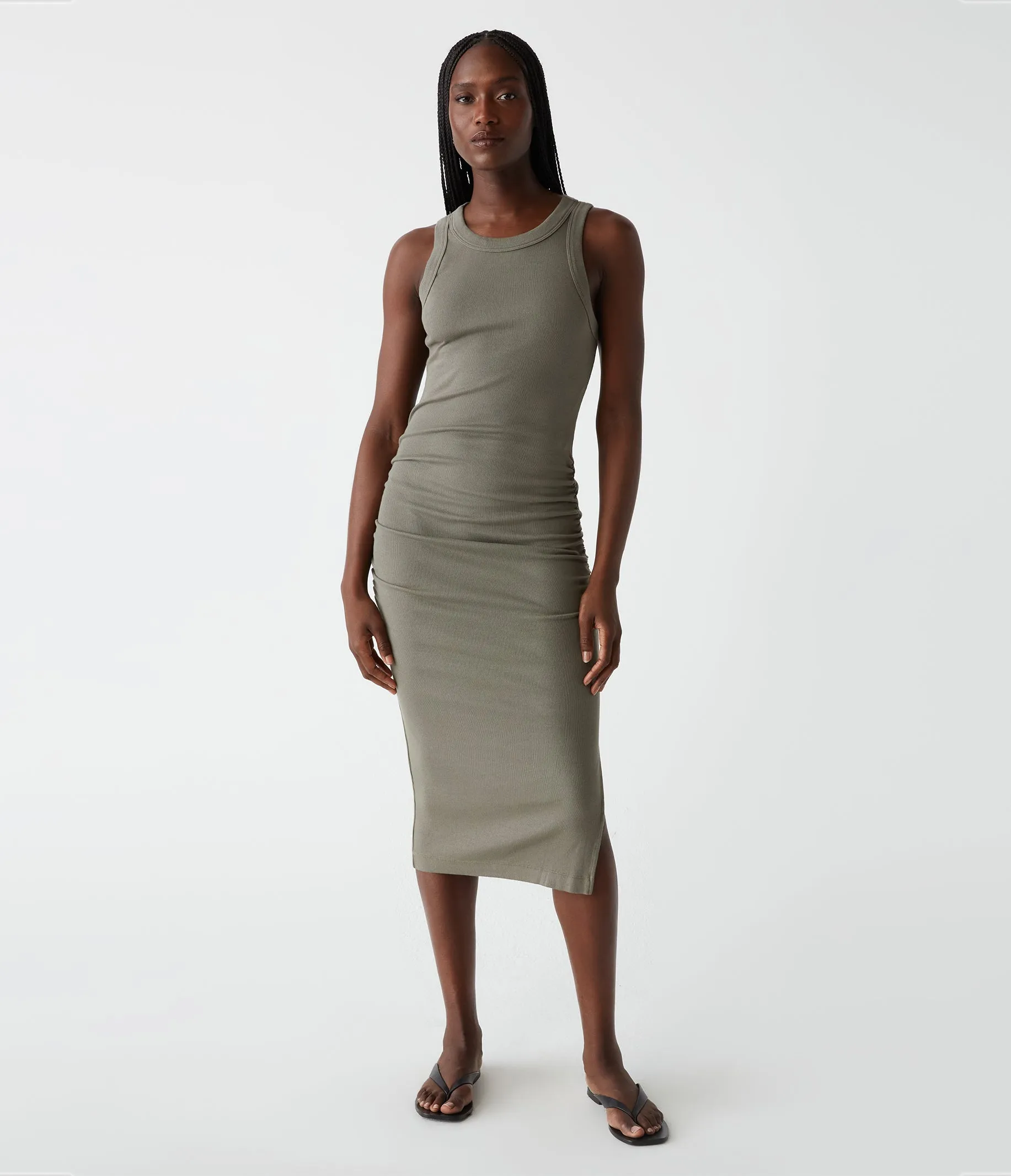 Wren Ribbed Midi Dress