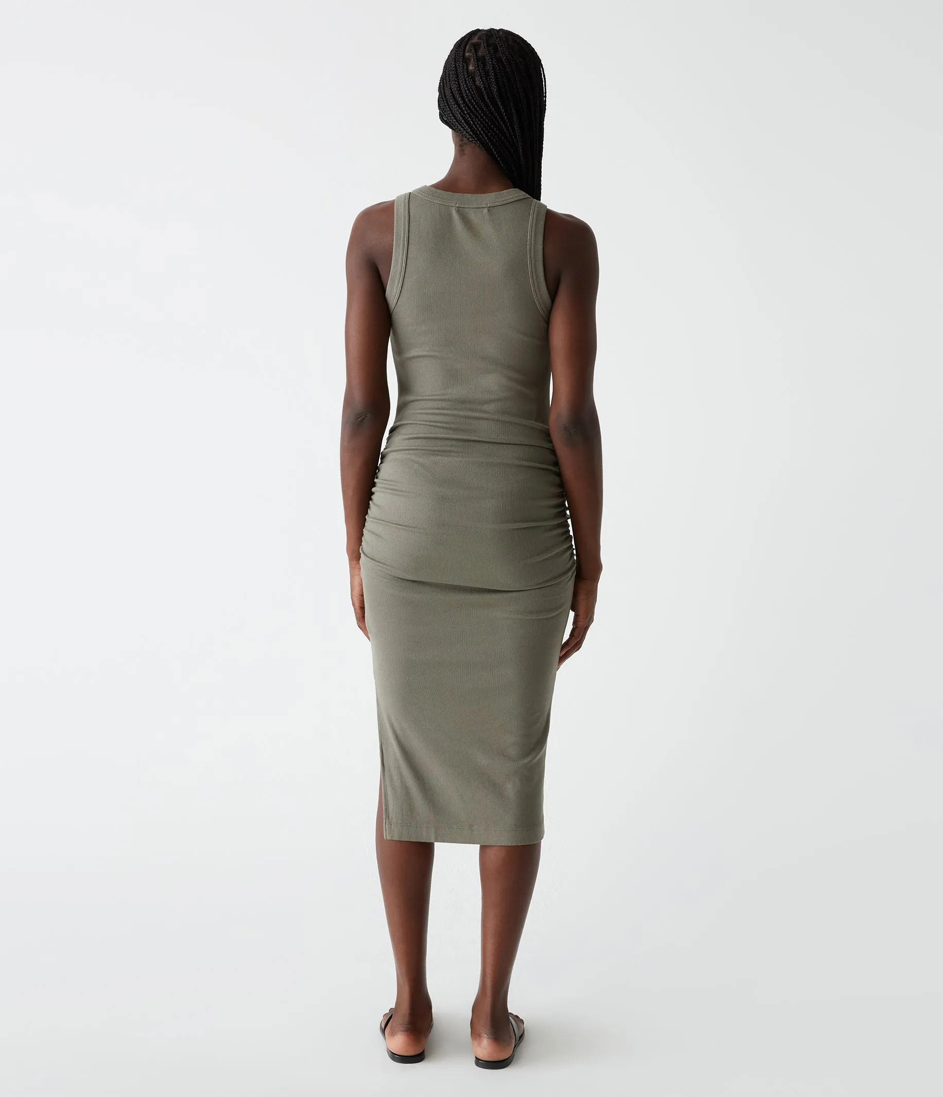 Wren Ribbed Midi Dress