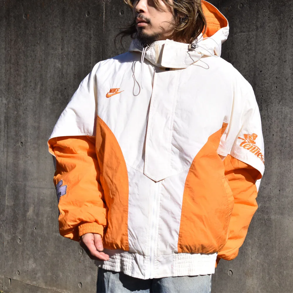 Y2K NIKE “Tennessee Volunteers” 中綿入り ナイロンジャケット 240119